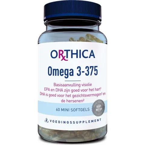 Orthica Omega 3-375 Softgel 60stuks