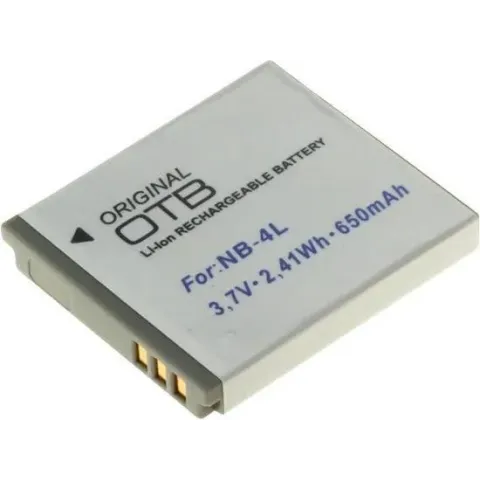 OTB Camera accu compatibel met Canon NB-4L / 650 mAh