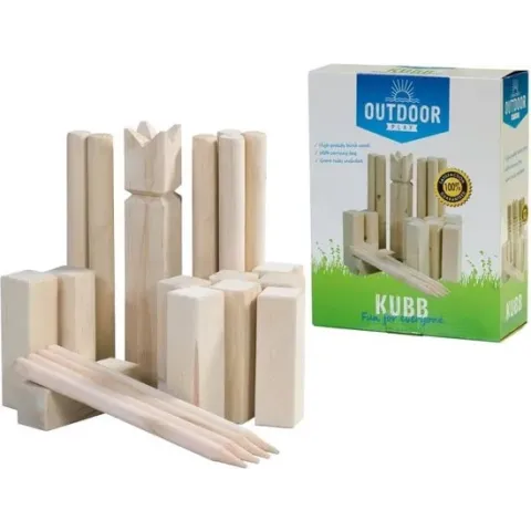 Outdoor Play Kubb Game
