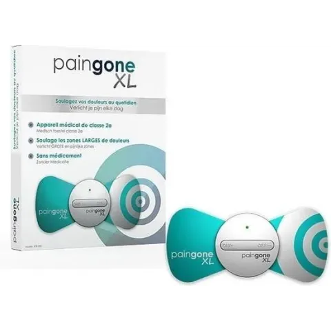 Paingone XL: TENS- elektrode om de pijn te verlichten, ideaal voor de schouders, billen en de rug- automatische werking