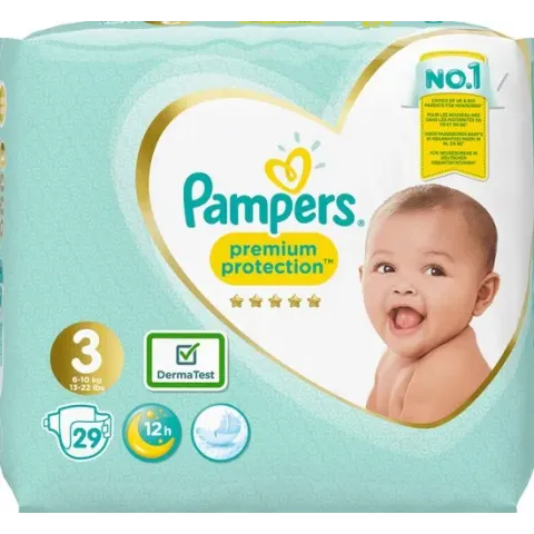 Pampers Premium Protection - Maat 3 (Midi) 5-9kg - 29 Stuks - Luiers