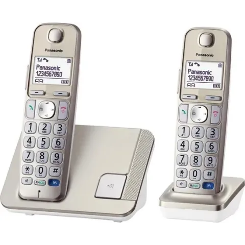 Panasonic KX-TGE212NLN - Duo DECT telefoon - Wit