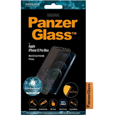 PanzerGlass Case Friendly Privacy Screenprotector voor iPhone 12 Pro Max