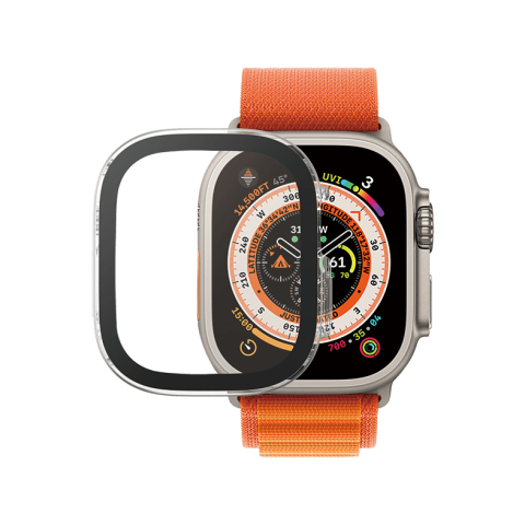 Panzerglass Full Body Screenprotector Voor Apple Watch Ultra 49 Mm Transparant