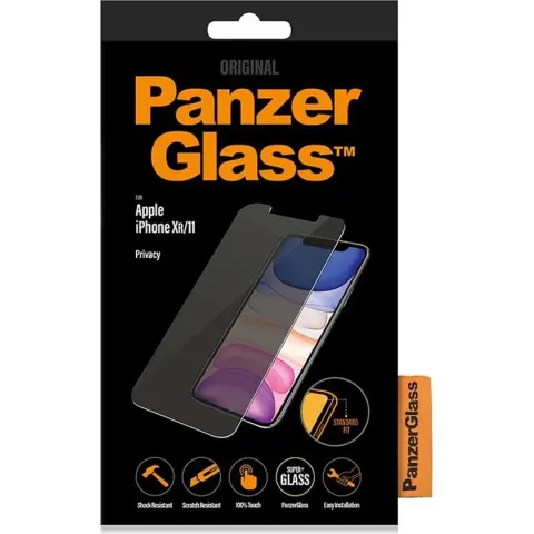 PanzerGlass Privacy Screenprotector voor de iPhone 11 / iPhone Xr