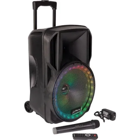 Party Sound PARTY-15RGB Draagbare luidspreker met Bluetooth, Radio en Licht effect / 800 Watt