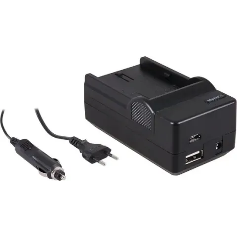 Patona 4-in-1 acculader voor Canon LP-E6 / LP-E6N accu