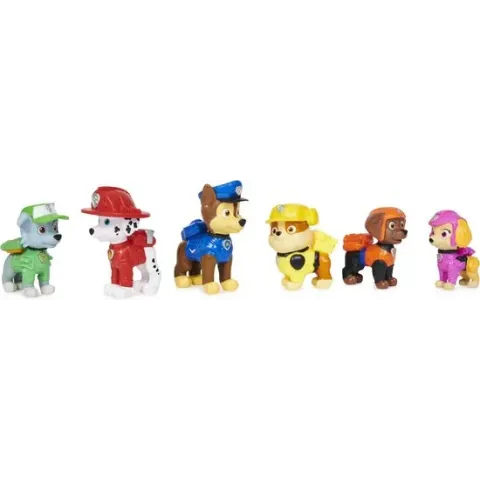 PAW Patrol De Film, Pups Cadeauset met 6 verzamelfiguren, speelgoed voor kinderen vanaf 3 jr.