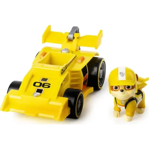 PAW Patrol Race & Go Ready Race Rescue - Rubble - Speelgoedvoertuig met geluiden en actiefiguur
