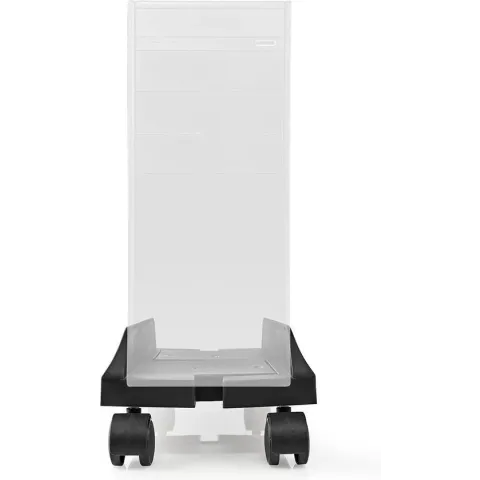 PC-Standaard | Draai- en Kantelbaar / Verstelbare Breedte | 14.5 - 24.2 cm | 20 kg | Kunststof / Metaal | Zwart