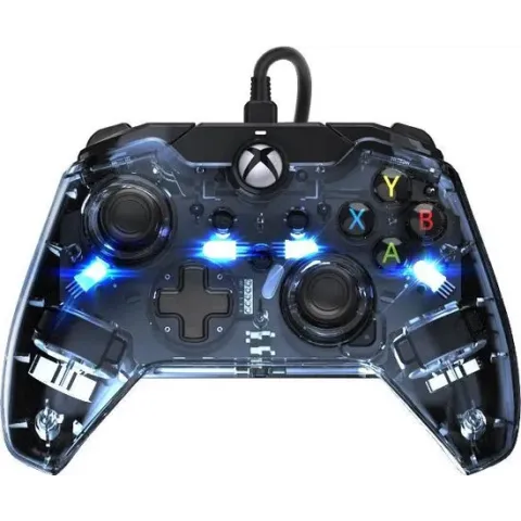 PDP Gaming controller - Official Licensed - Xbox One + Windows 10 - Blauw