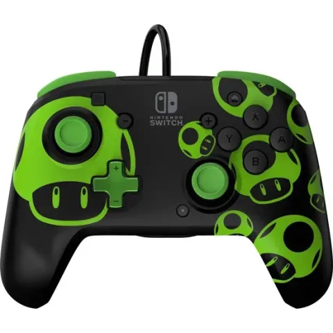 PDP Rematch - Bedrade Nintendo Switch Controller - 1Up Glow In The Dark