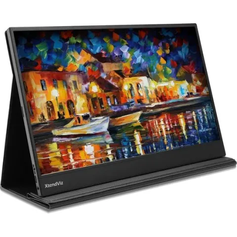 PEPPER JOBS portable monitor XtendViz XV1610F - draagbare monitor- Full HD USB-C IPS - HDMI & USB C - Samsung Dex - 15.6 Inch