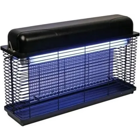 Perel elektrische insectenverdelger 2 x 15 watt vliegenlamp 100 m2 IPX4
