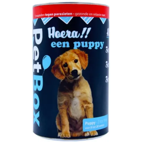 Petbox Puppy tegen vlooien, teken en wormen
