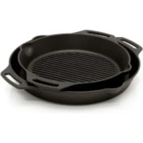 Petromax skillet - gietijzer - grillpan met handgrepen - ø35cm gp35h