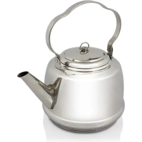 Petromax theepot Campingservies en keukenuitrusting roestvrij staal/tk 1/1,5 l zilver