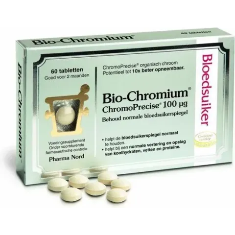 Pharma Nord Bio-Chromium Bloedsuiker - 60 Tabletten - Voedingssupplementen