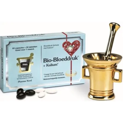 Pharmanord- Bio bloeddruk & kalium - 90 Capsules- Voedingssupplementen