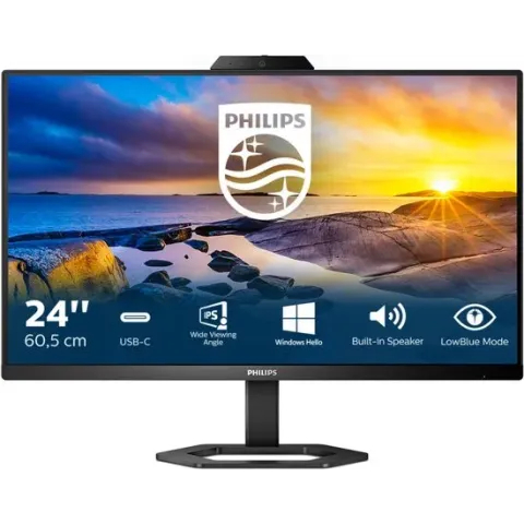 Philips 24E1N5300HE - Full HD Webcam Monitor - USB-C 65w - 24 inch