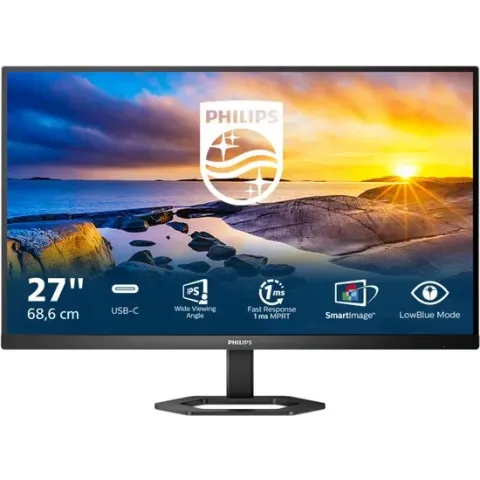 Philips 27E1N5300AE - Full HD IPS USB-C Monitor - 65w - 1ms - 75hz