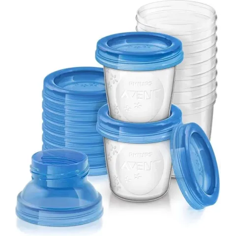 Philips Avent SCF618/10 Bewaarbekers voor babyvoeding - 180 ml - 10 stuks