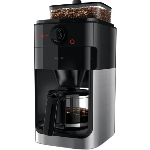 Philips Grind & Brew HD7767/00 - Koffiezetapparaat - Zwart/metaal
