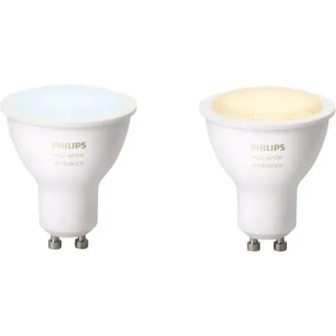 Philips Hue GU10 2-pack WARM TOT KOELWIT LICHT
