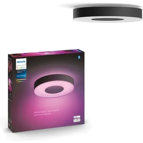 Philips Hue Infuse Plafondlamp - White and Color Ambiance - Zwart - 38cm