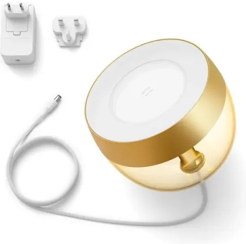 Philips Hue Iris Tafellamp - White and Color Ambiance - Gëintegreerd LED - Goud - 8,1W - Bluetooth - Limited Edition