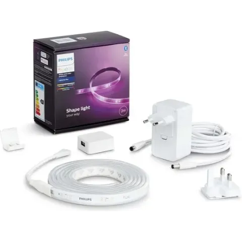 Philips Hue lightstrip Plus - wit en gekleurd licht - 2m - Basis - Met bluetooth ondersteuning - V4