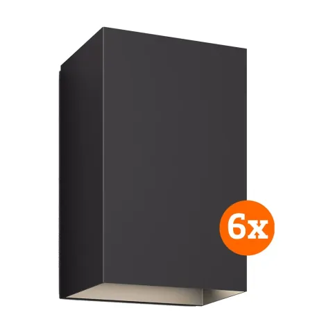 Philips Hue Resonate muurlamp White & Color zwart 6-Pack