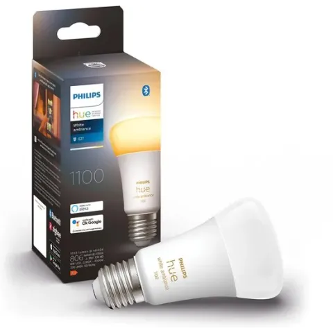 Philips Hue standaardlamp E27 Lichtbron  - white Ambiance - 1-pack - 1100lm - Bluetooth