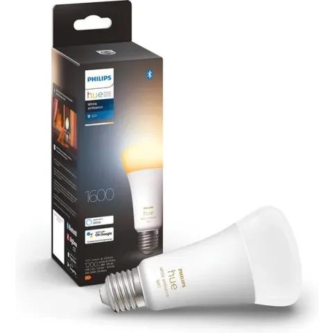 Philips Hue standaardlamp E27 Lichtbron - White Ambiance - 1-pack - 1600lm - Bluetooth