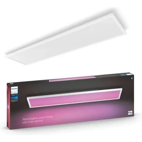 Philips Hue Surimu paneellamp - White and Color Ambiance - rechthoekig 120 x 30 cm - Bluetooth