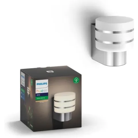 Philips Hue Tuar Wandlamp - White - 1 Lichtpunt - RVS - Buiten