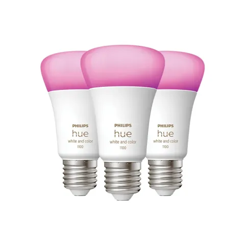 Philips Hue White & Color E27 10.5W 3-pack