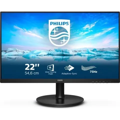 Philips V Line 222V8LA/00 computer monitor 54,6 cm (21.5") 1920 x 1080 Pixels Full HD LCD Zwart