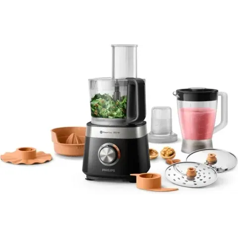 Philips Viva HR7530/10 – Foodprocessor – Zwart