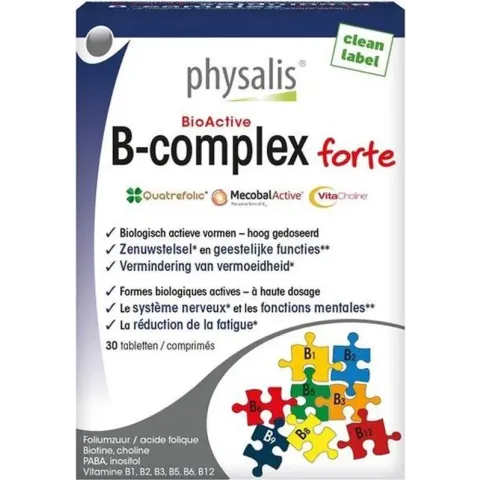 Physalis Supplementen B-Complex Forte Tabletten 30Tabletten