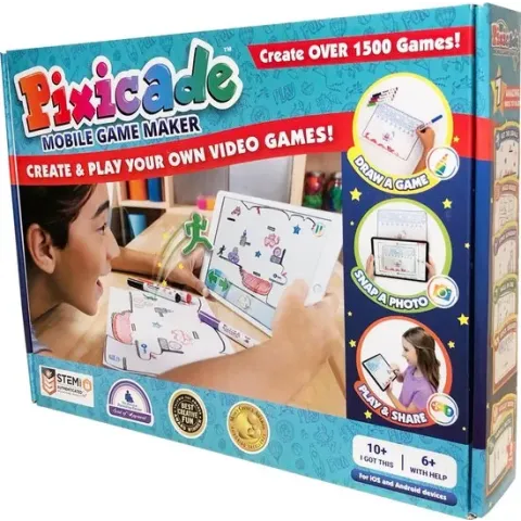Pixicade - Teken en maak je eigen videogame!