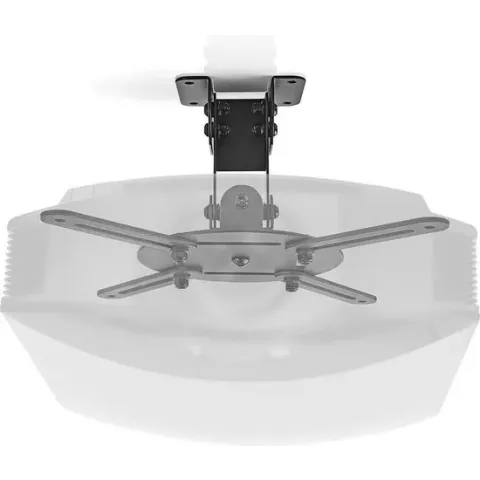 Plafondbeugel voor Projector  360° Draaibaar  Max. 10 kg  Afstand tot de Muur van 130 mm  Zwart