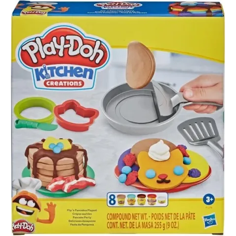 Play-Doh Flip in de Pan - Klei Speelset