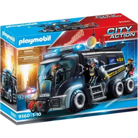PLAYMOBIL City Action SIE-truck met licht en geluid - 9360