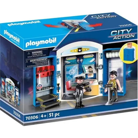 PLAYMOBIL City Action Speelbox Politiestation - 70306