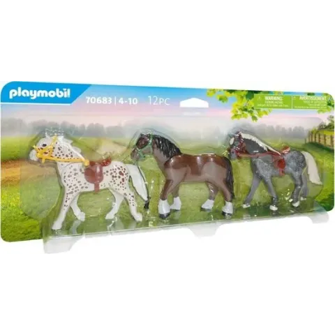 PLAYMOBIL Country 3 paarden - 70683