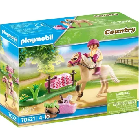 PLAYMOBIL Country Verzamelpony 'Duitse rijpony' - 70521