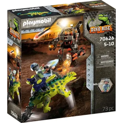 PLAYMOBIL Dino Rise Saichania: verdediging van de vechtersbazen - 70626