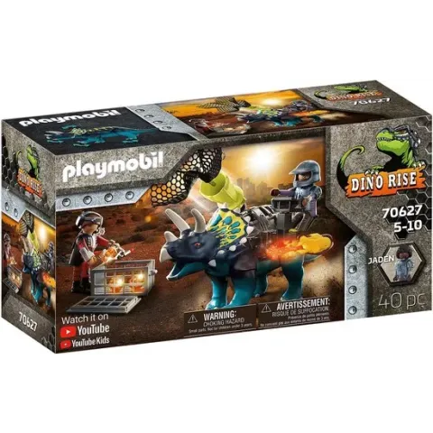 PLAYMOBIL Dino Rise Triceratops: razernij rond de legendarische stenen - 70627