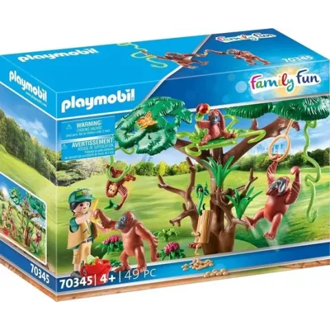 PLAYMOBIL Family Fun Orang-Oetans in de boom - 70345